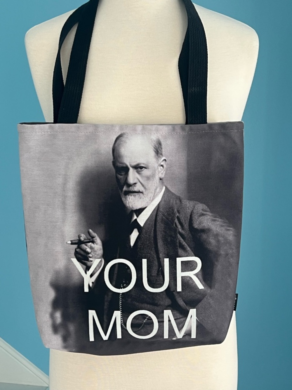 Freud Graphic Cotton Tote Bag